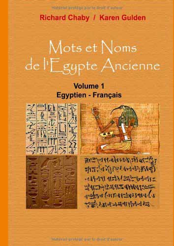 mots egypte